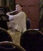 Emily playing flute
