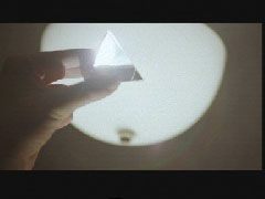 still of Cassandra's pyramid prism