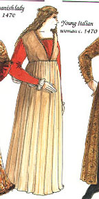 ca. 1470 young Italian woman
