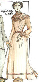ca. 1901 English lady